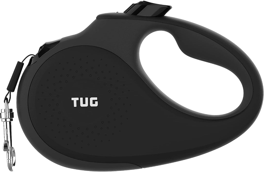 TUG Original Retractable Dog Leash, 16 ft (Medium, White)
