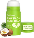 PawSono Lick-Safe Dog Paw & Nose Balm with Coconut Oil, All-Natural | Moisturizes Dry Cracked Paw Pads & Snout, Protect Paws After Walks on Hot Pavement, Beaches & Hiking Trails, 1.3 oz