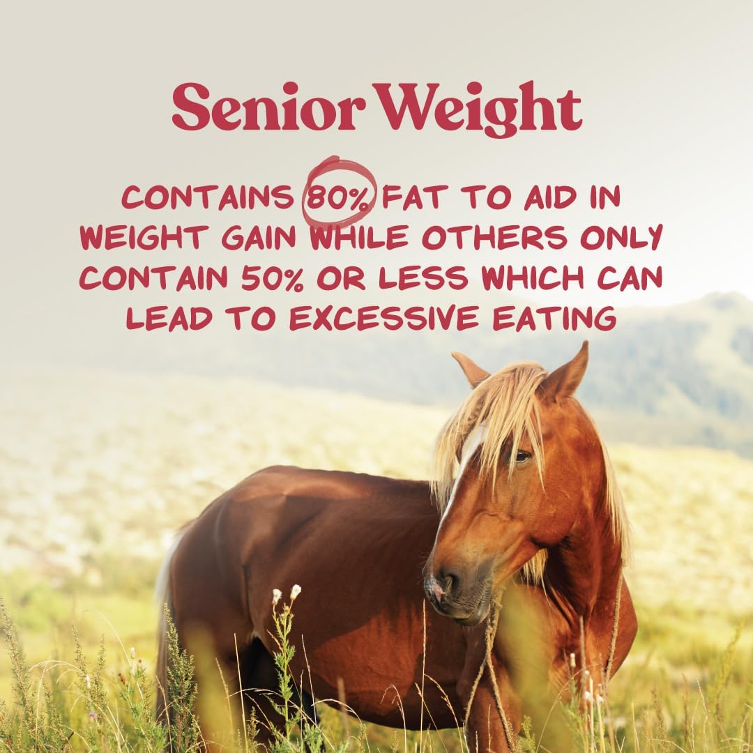 Manna Pro Weight Accelerator Horse Supplement, Meal Topper, Omega-3, 8 lb