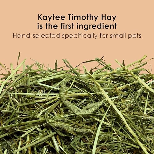 Kaytee Timothy Complete Guinea Pig Food with Timothy Hay, 25 Pounds