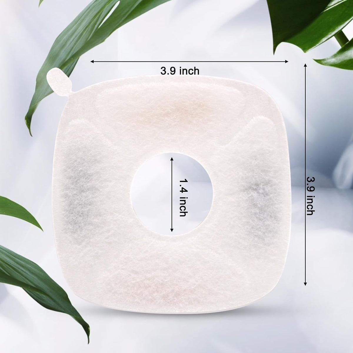 Pet Fountain Filters Compatible with 95Oz/2.8L Dog Water Fountain (4 Filters&4 Sponges)