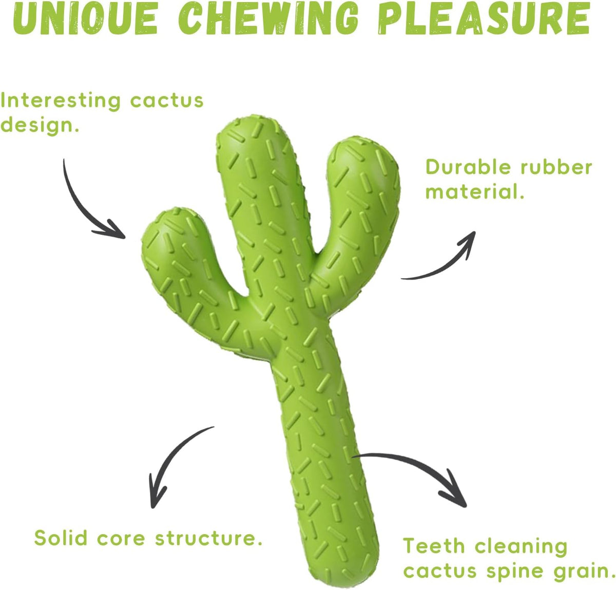 MewaJump Dog Chew Toys, Durable Rubber Dog Toys for Aggressive Chewers