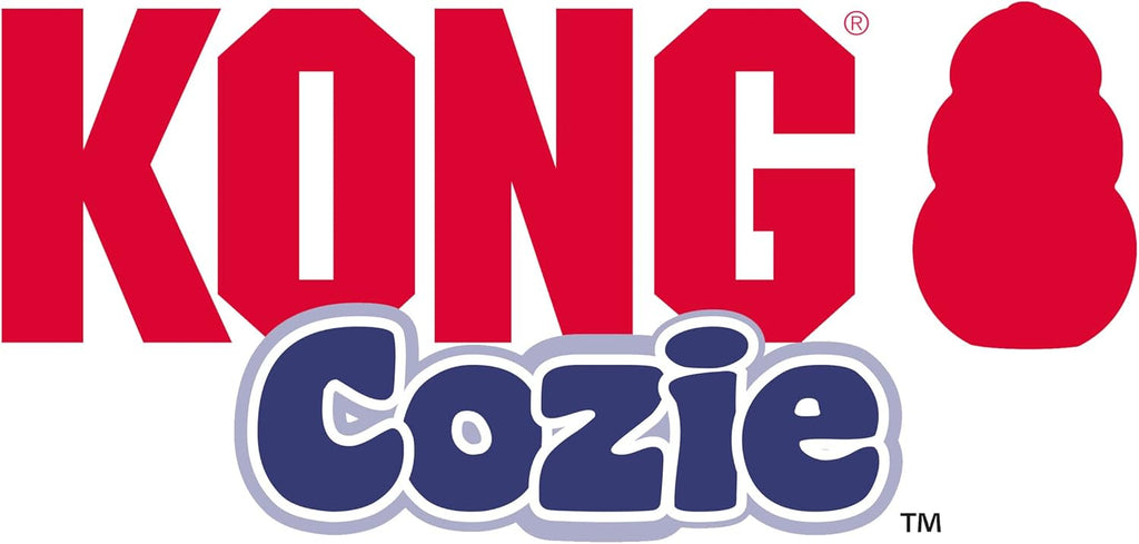 Kong Cozie Ali Alligator Plush Dog Toy, for Medium Dogs | Soft Indoor Cuddle Plush Toy with a Squeaker & Minimal Stuffing, Great for Snuggling & Gentle Indoor Play