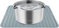 Kactoily 3L/101oz Dog Water Bowl Stainless Steel Slow Water Bowl for Dog | No-Spill Slow Drinking Water Bowl for Medium Large Dogs, Spill Proof Dog Water Bowl for Home, Vehicle and Travel Use