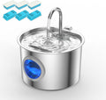 Cat Water Fountain Advanced 304 Stainless Steel 2.2L/74oz with Detachable Tank, Easy to Clean, Automatic Pet Fountain Quiet Cats Water Dispenser, Perfect for Cats Dogs Indoor