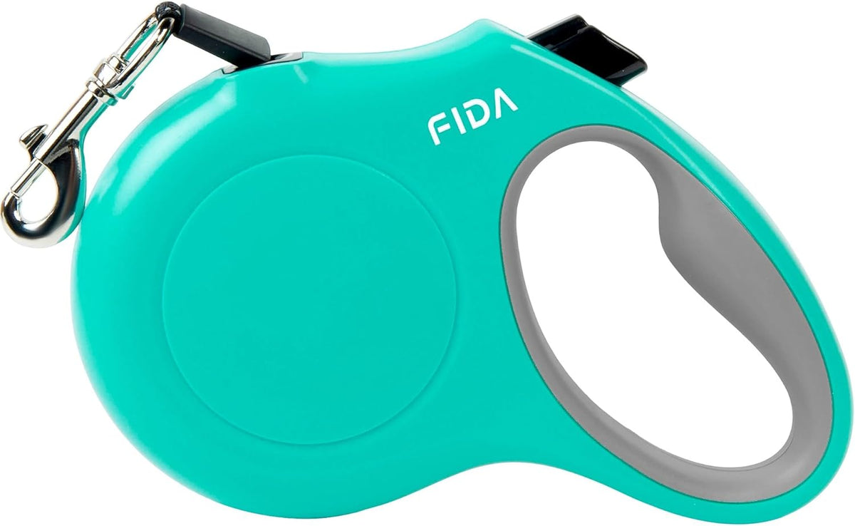 Fida Retractable Dog Leash, 16 ft Dog Walking Leash for Small Dogs up to 26 lbs, 360° Tangle Free, Black