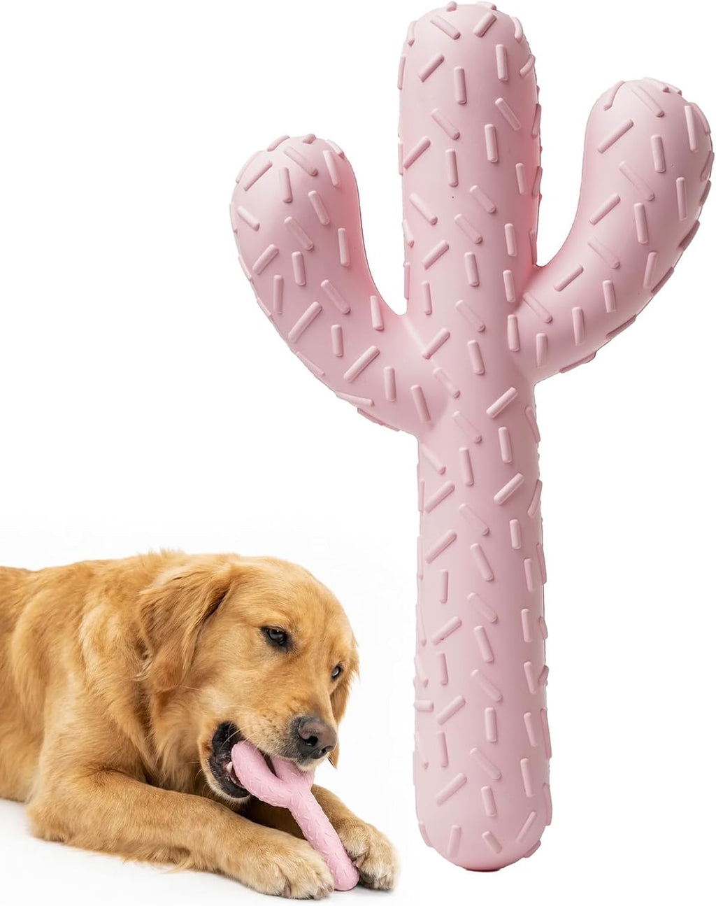 MewaJump Dog Chew Toys, Durable Rubber Dog Toys for Aggressive Chewers
