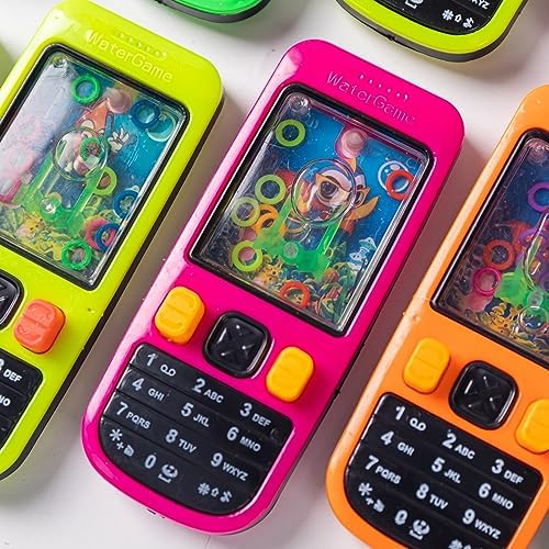 Desyeryamimi 24 Pack Handheld Water Ring Games for Kids Party Favors