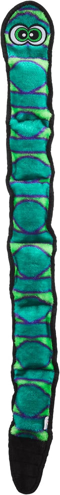Outward Hound Durablez Tough Chew Plush Squeaky Dog Toy, Snake, 40" | 6 Jumbo Squeakers, Durable for Rowdy Play, No Stuffing, Less Mess, Interactive Fetch & Toss, Tough Chewers, Dogs & Puppies