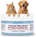 Forticept Blue Butter – Hot Spot Treatment for Dogs Cats | Dog Cat Wound Care | Skin Yeast Infections, Ringworm, Cuts, Rashes, First Aid Veterinary Strength Anti Itch Cream 4oz