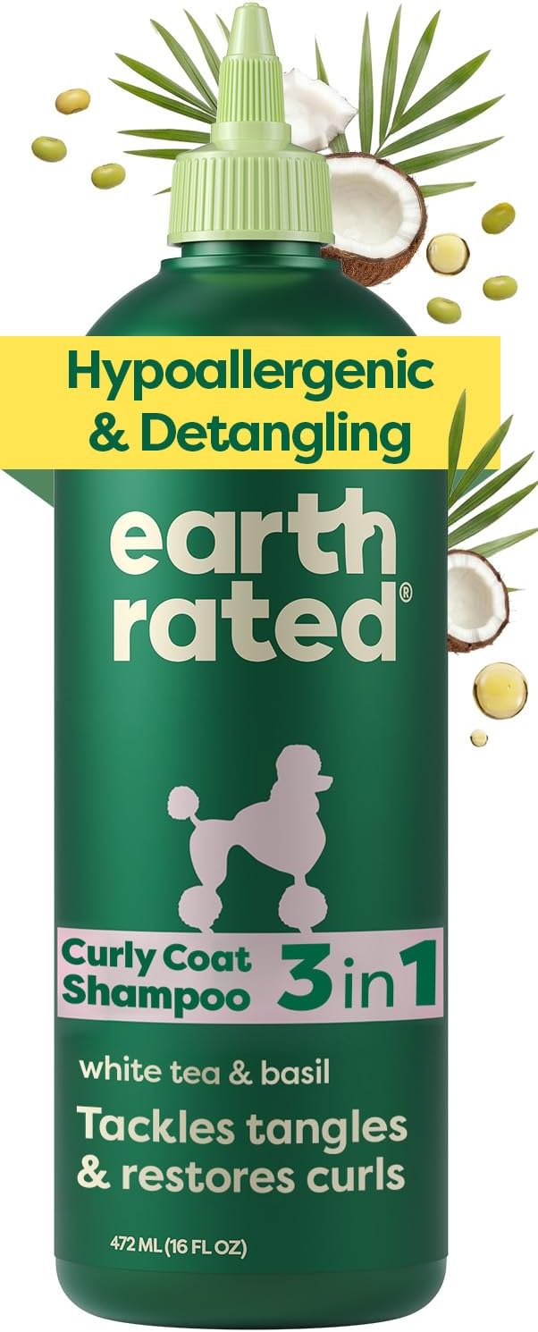 Earth Rated Deshedding Hypoallergenic Dog Shampoo & Conditioner, 16 oz