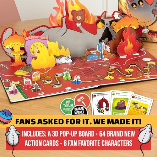 Exploding Kittens The Board Game, 2-6 Players, Age 7+