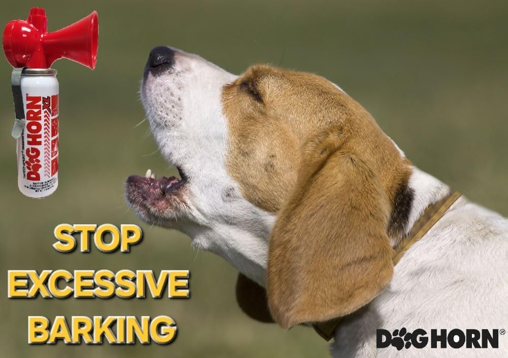 Dog Horn XL – The Original Air Horn for Dogs! Stop Attacks! Scare Coyotes Bear & Wild Animals! Effective Training Tool & Outdoor Safety Alarm for Hiking, Biking, Camping, Boating, & More!