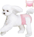 Ambreview Disposable Dog Diapers Female, Just Pull It Up, M 10 PCS | Doggie Diapers for Female Dogs • Strong Absorbency • Leak-Proof Protection • Ideal for Dogs in Heat, Senior & Disabled Dogs