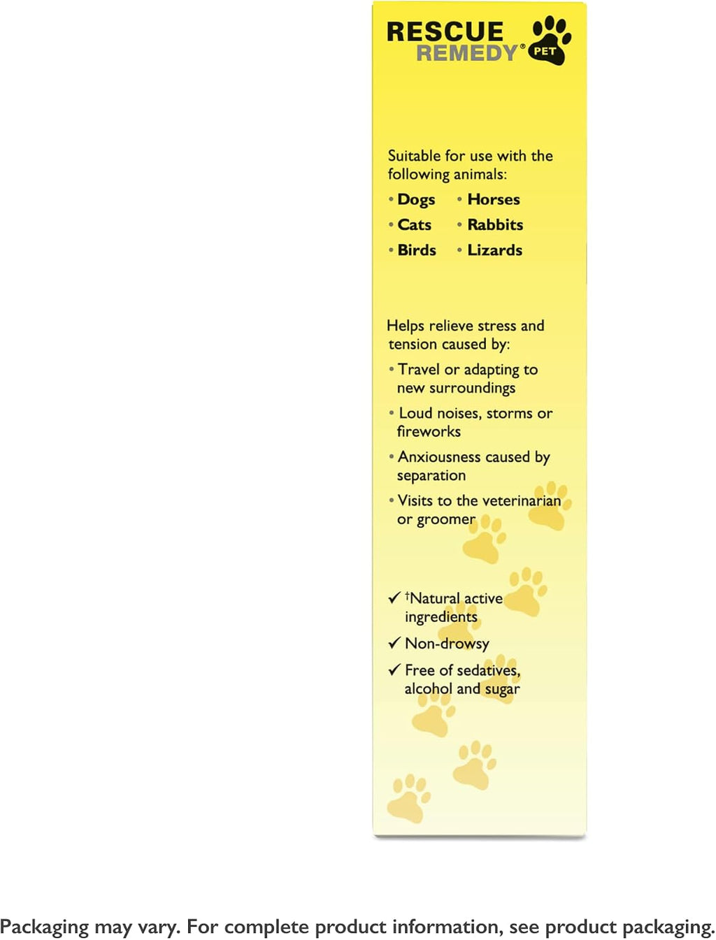 Rescue Remedy Pet Dropper - 20mL - Stress & Tension Support for Dogs & Cats with Bach Natural Flower Essences - Sedative-Free, Homeopathic Liquid Formula - For All Breeds, Ages & Weights