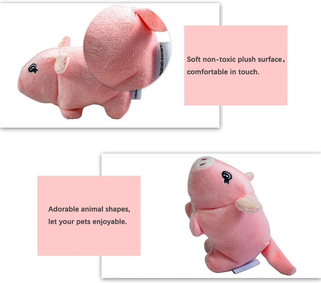 LEGEND SANDY Squeaky Plush Dog Toy Pack for Puppy, Small Puppy Chew Toys | 12 pcs Puppy Toys, Dog Toys Bulk with Squeakers, Cute Soft Pet Toy for Small Medium Size Dogs, Gift fot Pet