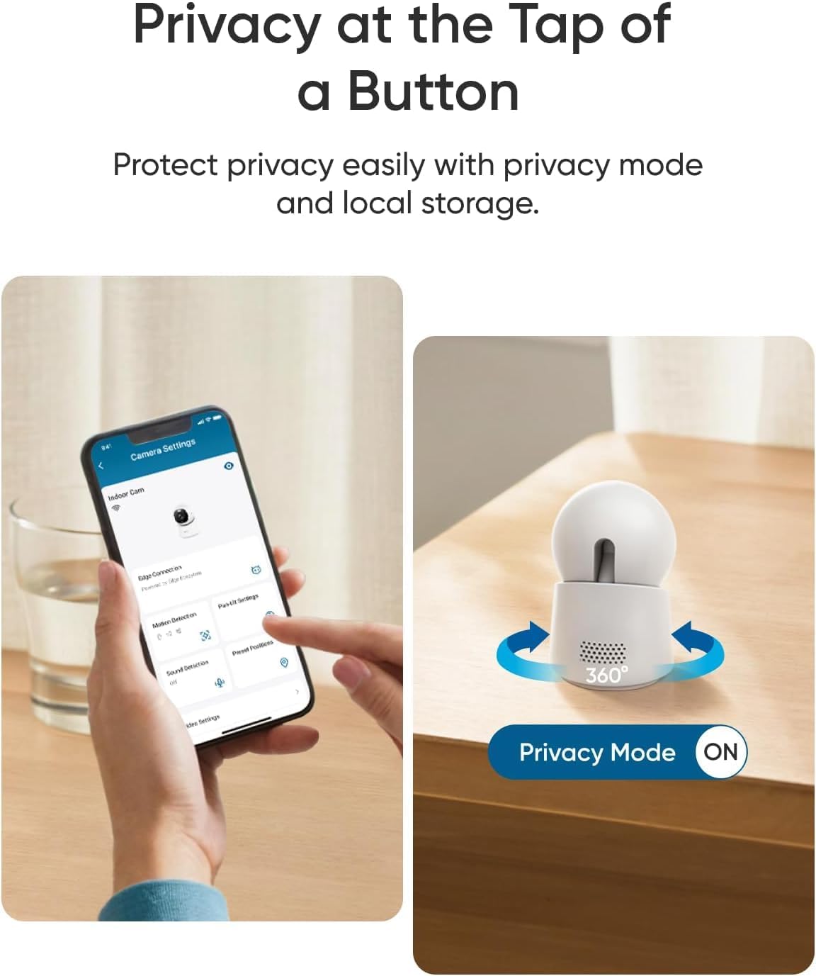 eufy Security 4K Indoor Camera E30, No Subscription, Work as Pet Camera