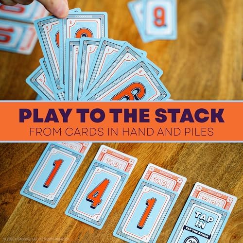Tap 4, Strategic Fast-Paced & Easy to Learn, Be the First Player to Shed All Cards in Your Hand Using Special Tap in & Tap Out Cards, an Addicting & Exciting New Card Game for Kids, Teens and Adults