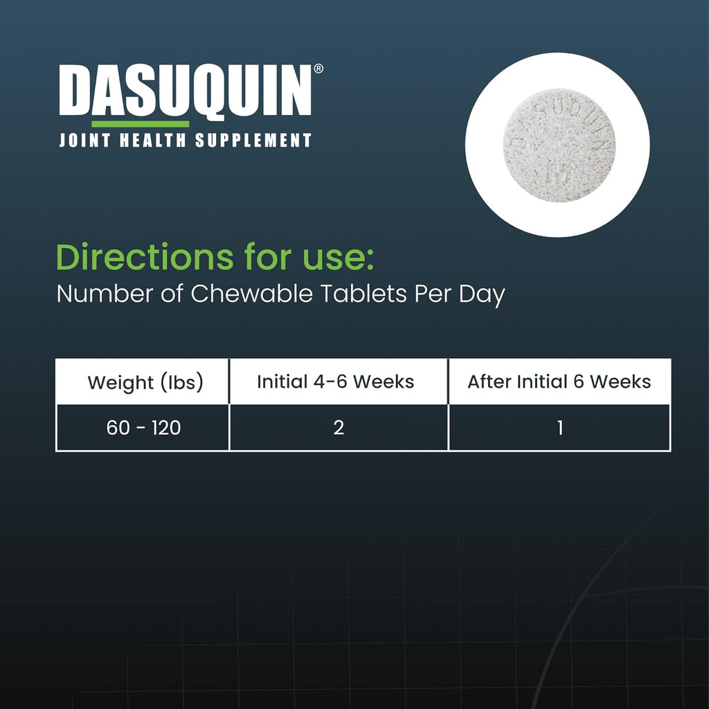 Nutramax Dasuquin MSM Joint Supplement, Large Dogs Chewable Tablets, 150ct | Glucosamine and Chondroitin, ASU, MSM, Supports Healthy Joints, For Dogs Over 60 lbs, All Ages, Chewable Tablets