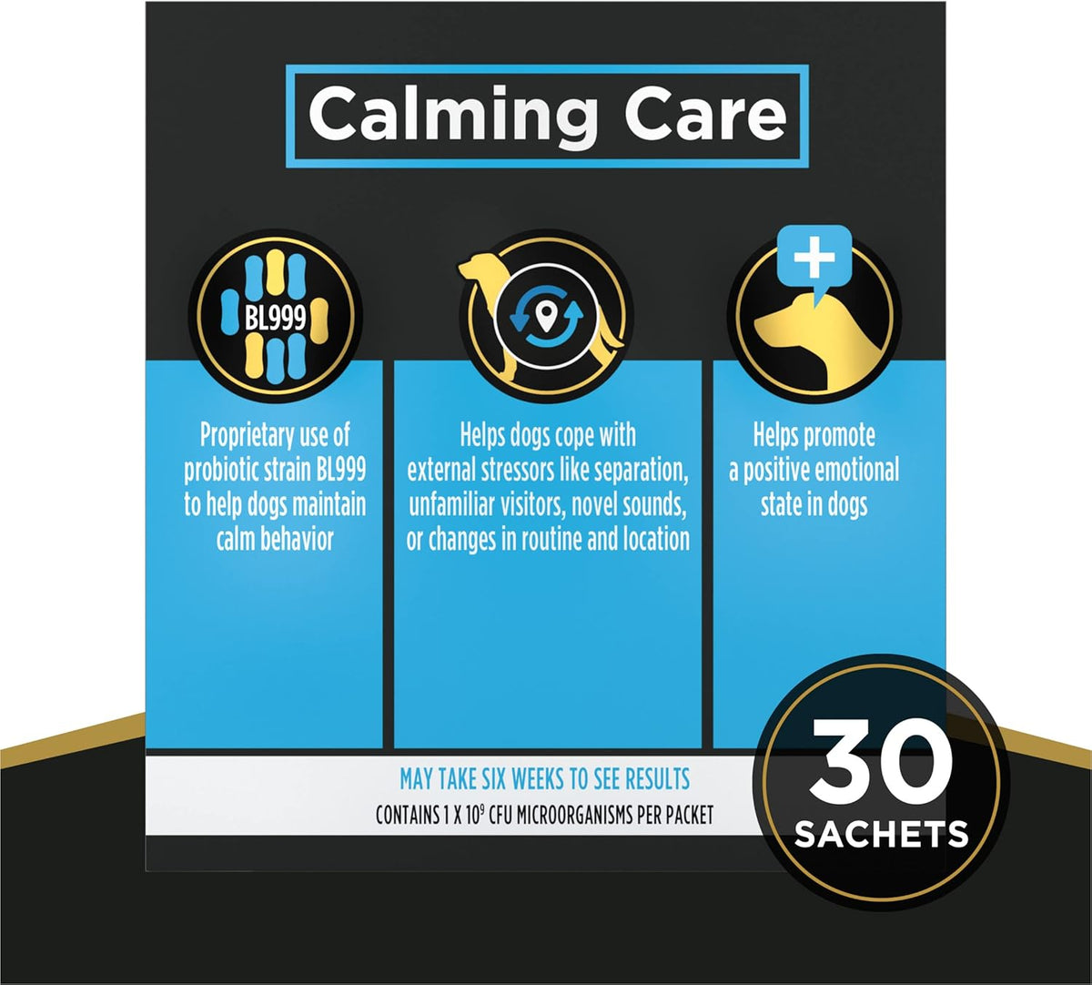 Pro Plan Veterinary Supplements Calming Care Dog Supplements - Supports Dogs with Everyday Stress, Anxious Behaviors