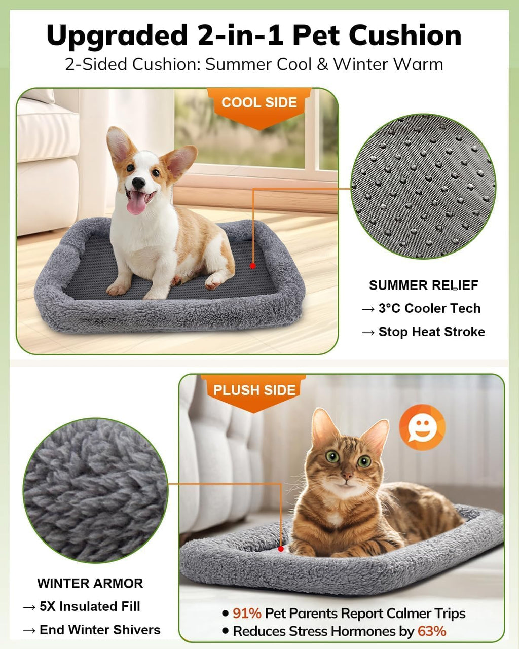 Morpilot Cat Carrier Soft for Large Medium Cats and Puppy up to 20lbs