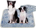 Qeils Reusable Puppy Pads, Washable Pee Pads, Leakproof 18"x 24" 2 Pack | High Absorbency Dog Training Pads, Wee Wee Pads With Waterproof Non-Slip Base For Indoor Potty, Crates, Playpen & Senior Dogs