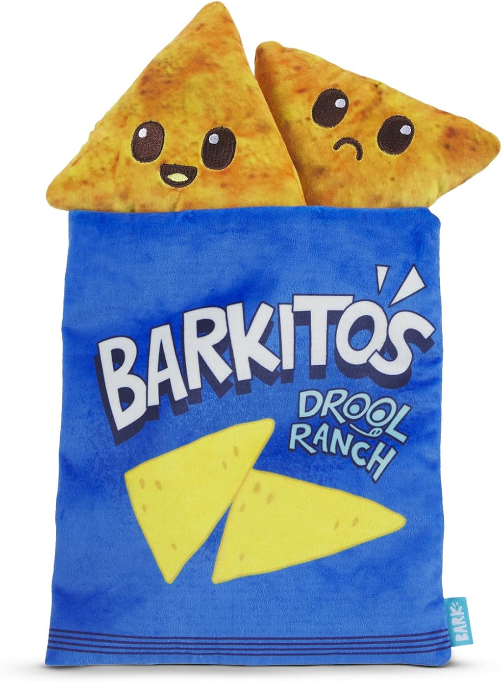 BarkBox Animal Squeakers 4-in-1 Interactive Plush Dog Toy | Squeaky Dog Toys with Crinkle Box and Treat-Hiding - For Extra Small to Small Dogs and Puppies