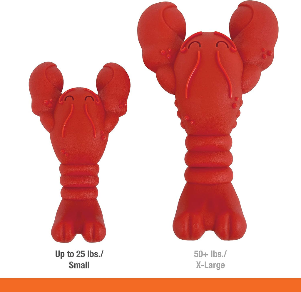 Nylabone Lobster Power Chew Toy for Dogs, Dog Toys for Aggressive Chewers | Lobster dog toy for small dogs up to 25 lbs, designed for power chewers, filet mignon flavor