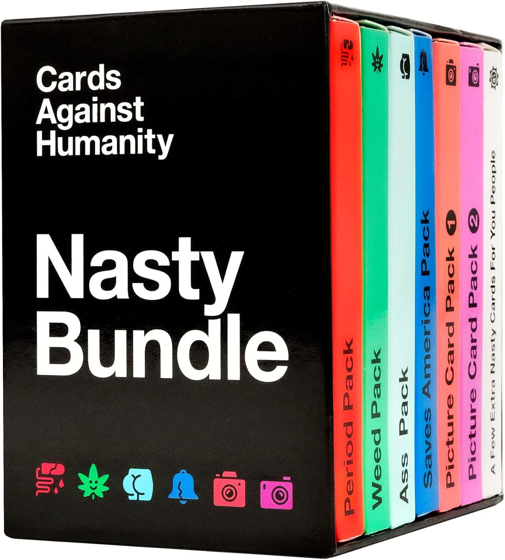 Nasty Bundle for Cards Against Humanity • 6 Extra Disgusting Themed Packs