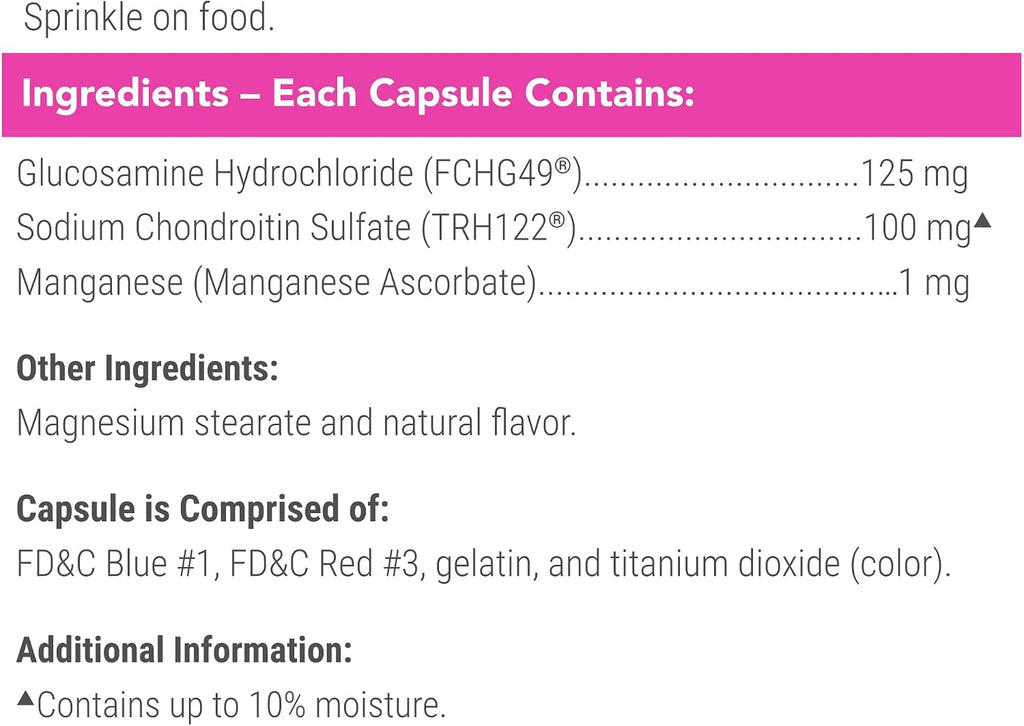 Nutramax Cosequin Joint Health Supplement for Cats - With Glucosamine and Chondroitin, 80 Capsules (Pack of 2)