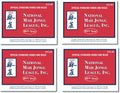 National Mah Jongg League 2026 Mahjong Large Size Cards Four-Pack Bundle - Official Hands and Rules for American Mahjong (Four Large-Size Cards)