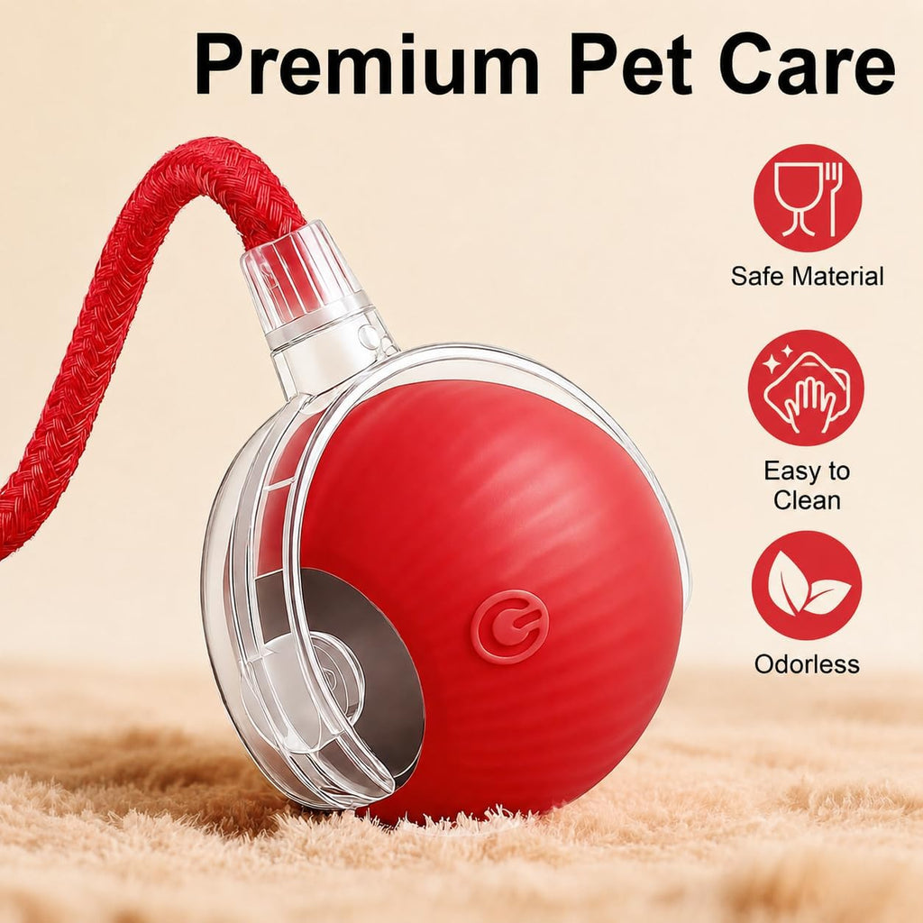 Interactive Automatic Rolling Electronic Stimulation Chase Ball Cat Dog Toy
