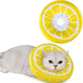 ANWA Adjustable Cat Cone Collar Soft, Cute Cat Donut Collar After Surgery