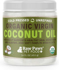 Raw Paws Virgin Organic Coconut Oil for Dogs & Cats (4-oz) - Skin & Coat