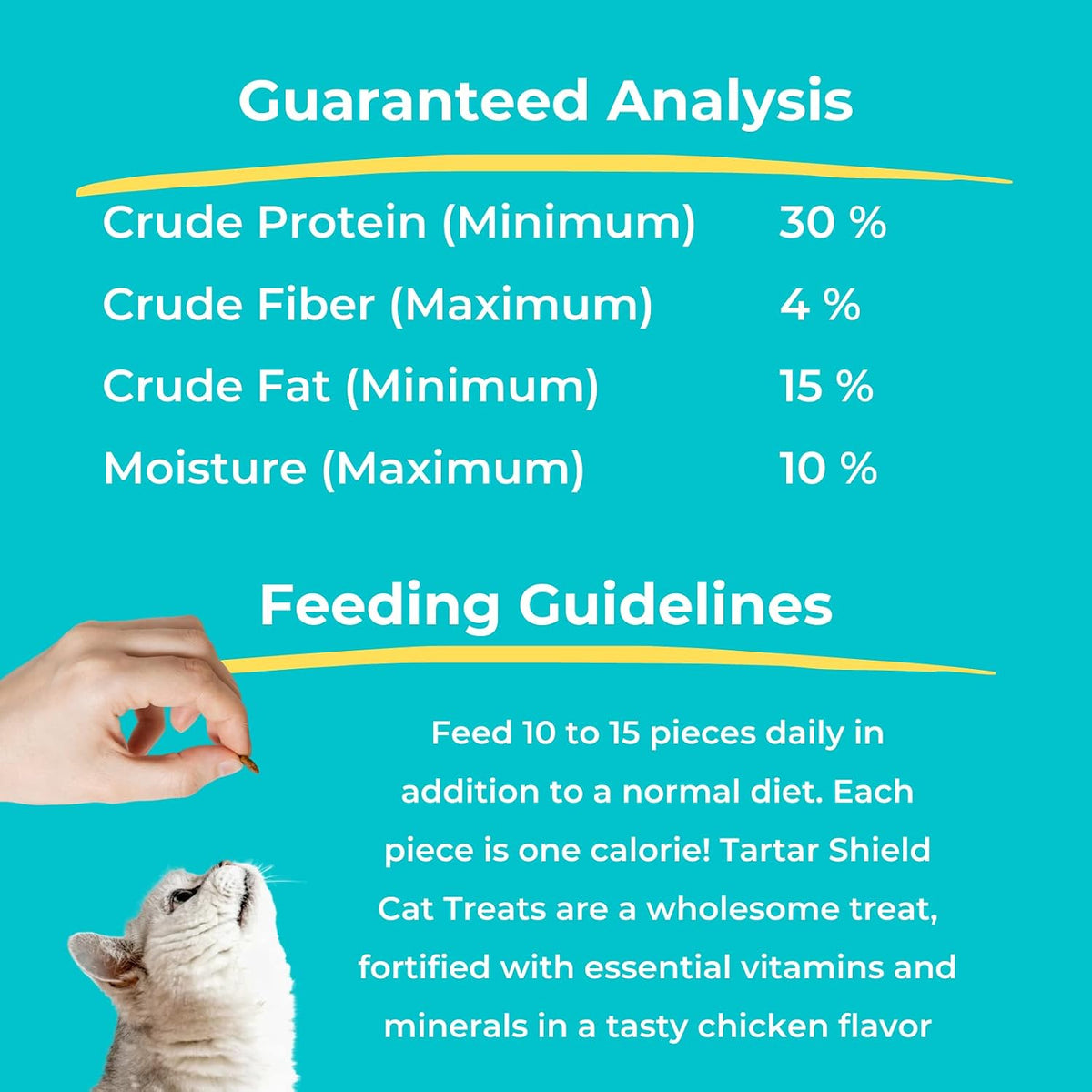 Tartar Shield® Daily Dental Cat Treats, Chicken Flavor, 4.5 oz