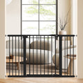 keny 29.7"-46" Baby Gate for Stairs, Auto Close Dog Gates for Doorways