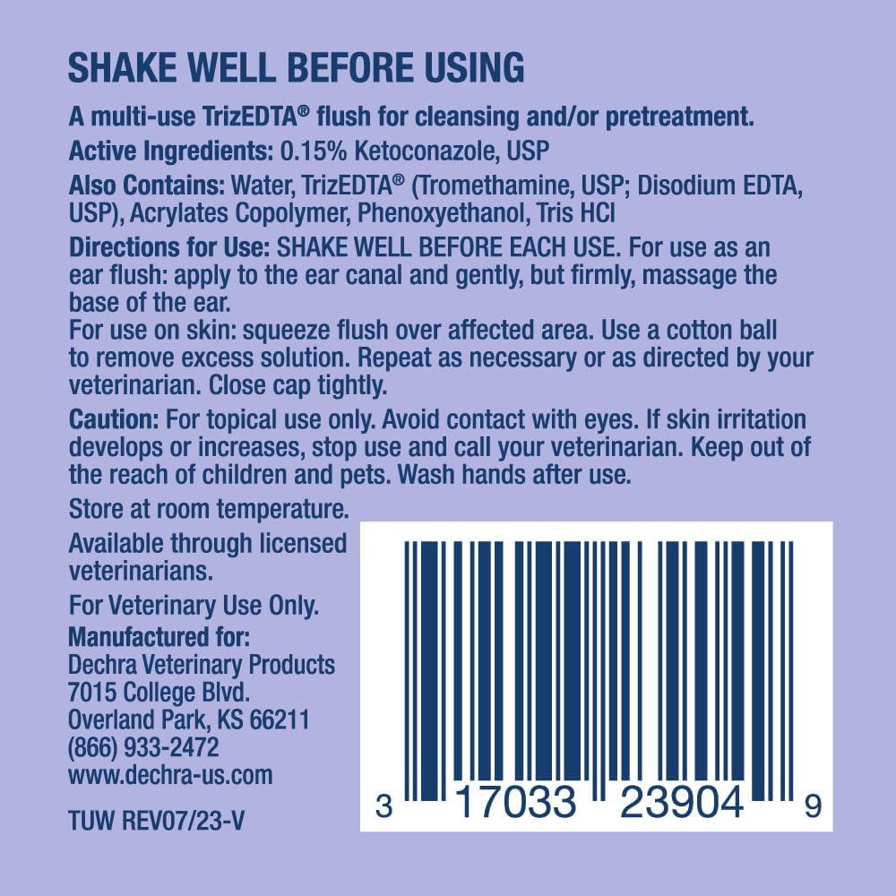TrizUltra+Keto® Flush for Dogs, Cats and Horses, 4 Fl Oz | Cleansing, Antibiofilm; Packaging May Vary