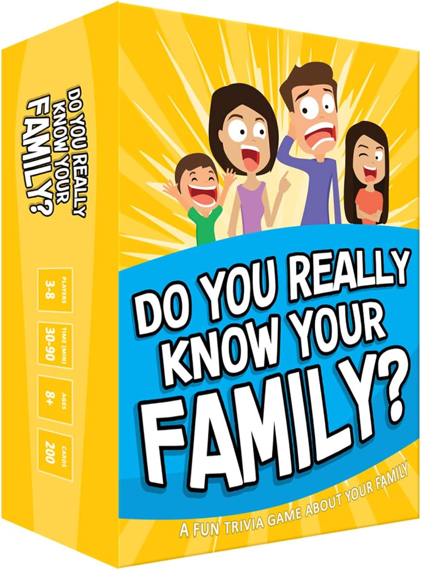 Do You Really Know Your Family? Fun Family Game for Kids, Teens and Adults
