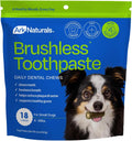 Ark Naturals Brushless Toothpaste Dog Dental Chews - Small Breeds (18 ct) | Vet Formulated Dog Dental Chew with Toothpaste Center - Freshens Breath, Reduces Plaque & Tartar