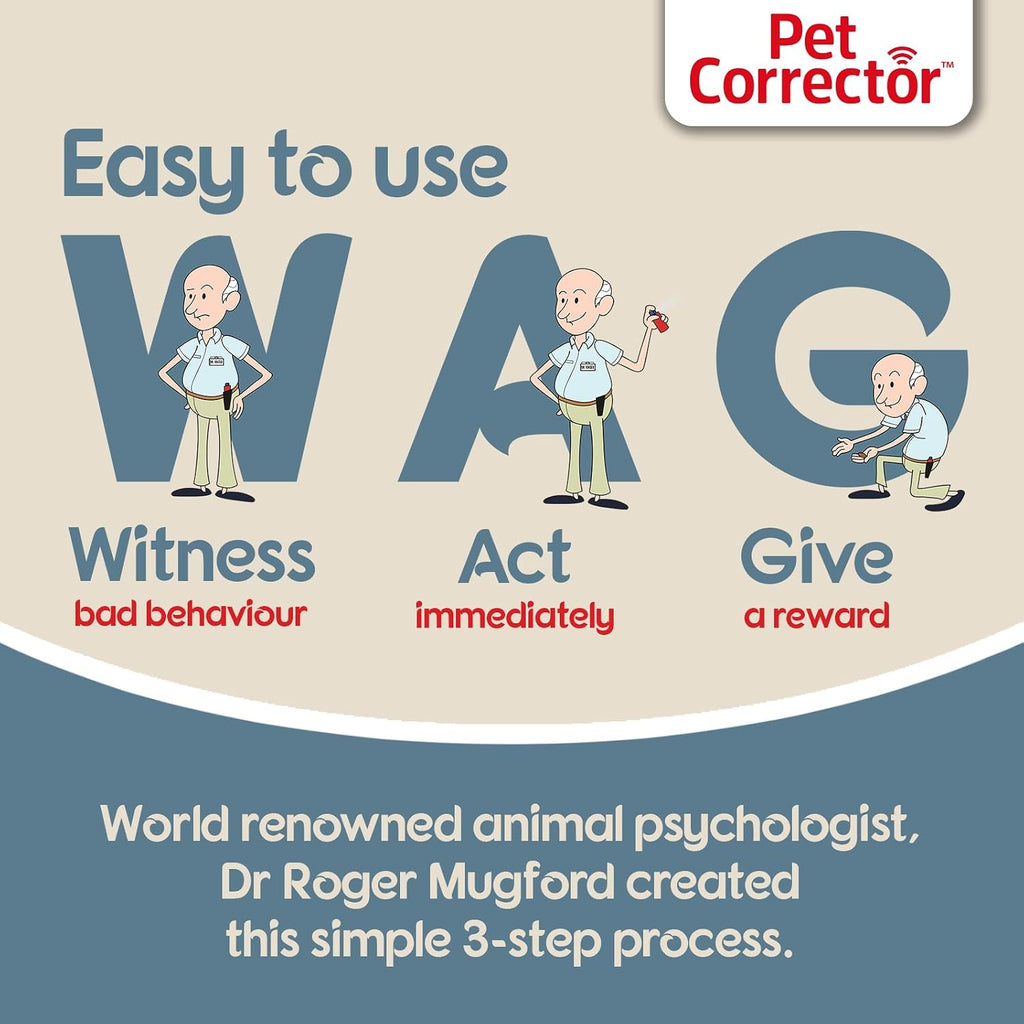 Pet Corrector Dog Trainer | Help Stop Unwanted Behavior | 30mL, Pack of 2 | Stops Barking, Jumping Up, Place Avoidance, Food Stealing, Dog Fights & Attacks. Easy to Use, Safe, Humane and Effective.