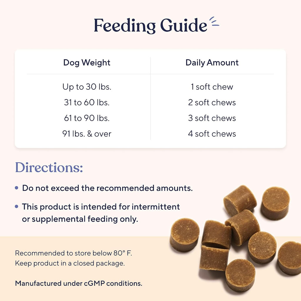 Pawfy Skin & Coat Salmon Oil Chews - Dog Itch Relief & Allergy Support