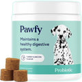 Pawfy Probiotics for Dogs - Digestive & Gut Health Supplement for Yeast | Probiotic Blend for Firm Stools, Healthy Skin & Seasonal Allergies Support. Small & Large dogs | 30 Chews.