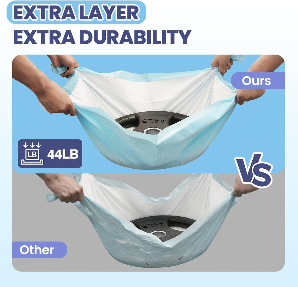 SCLOSE Puppy Pads XXL 50 Count 30"x36" Dog Pee Pads Extra Large Wee Wee Pad | Potty Pads Great Value 7-Layers Super Absorbent Leak-Proof Disposable Training Pads for Puppies Doggie Pads Housebreaking