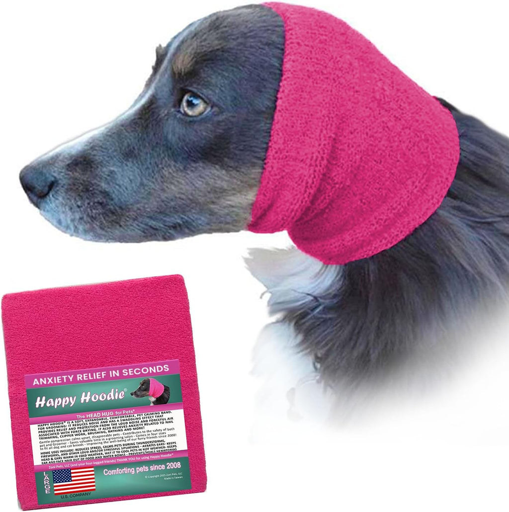 Happy Hoodie The Original Dog & Cat Calming Band for Noise & Anxiety Relief