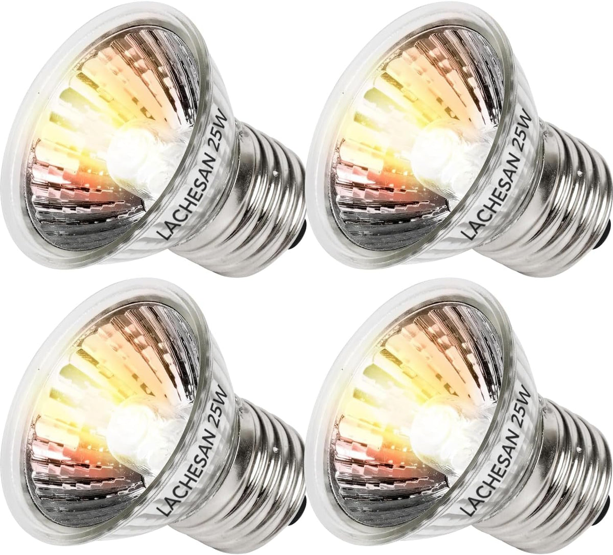 50W Uva Light Bulbs 4-Pack, Turtle Heat Lamp for Reptile