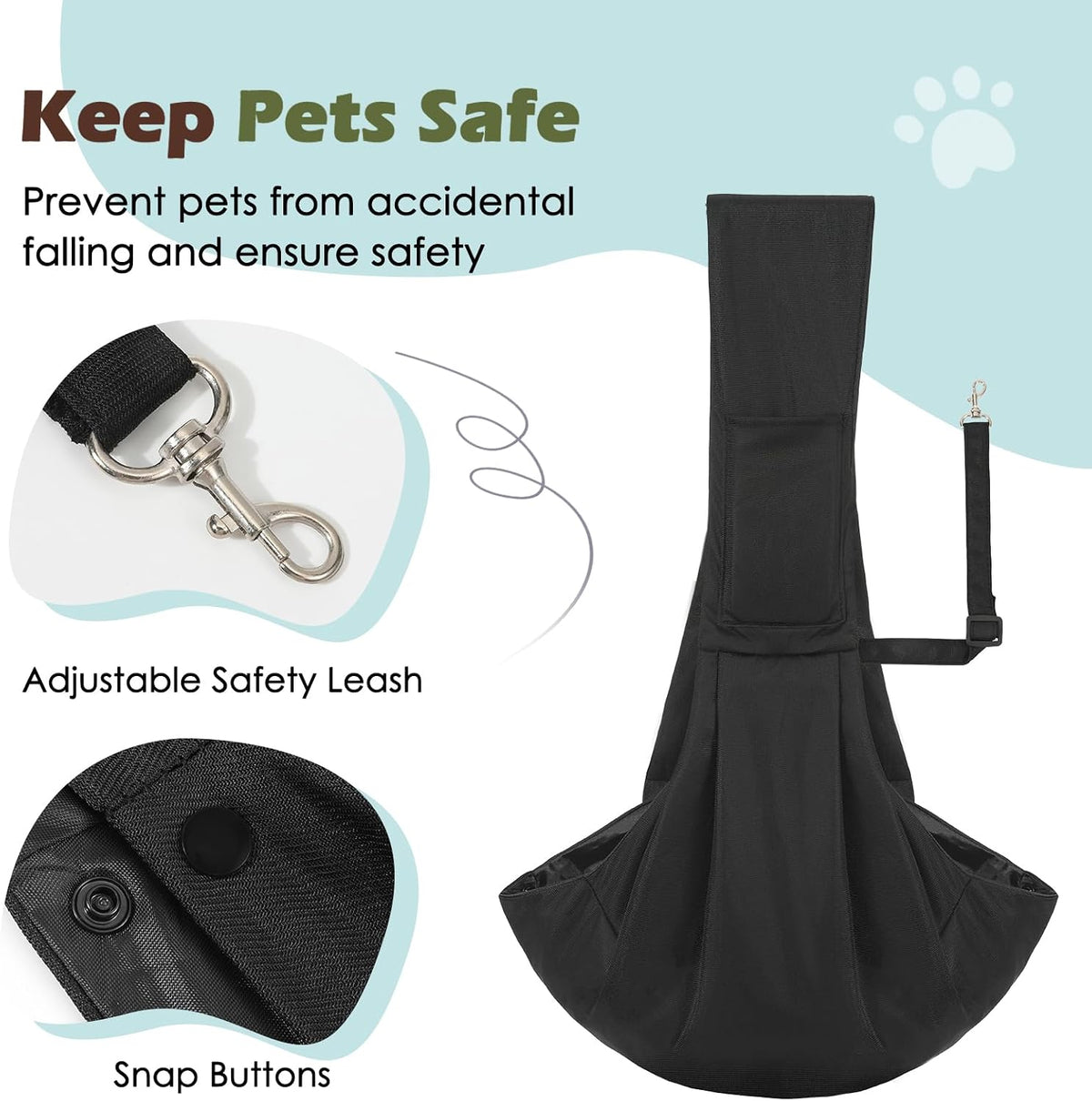 Pawaboo Small Dog Sling Carrier