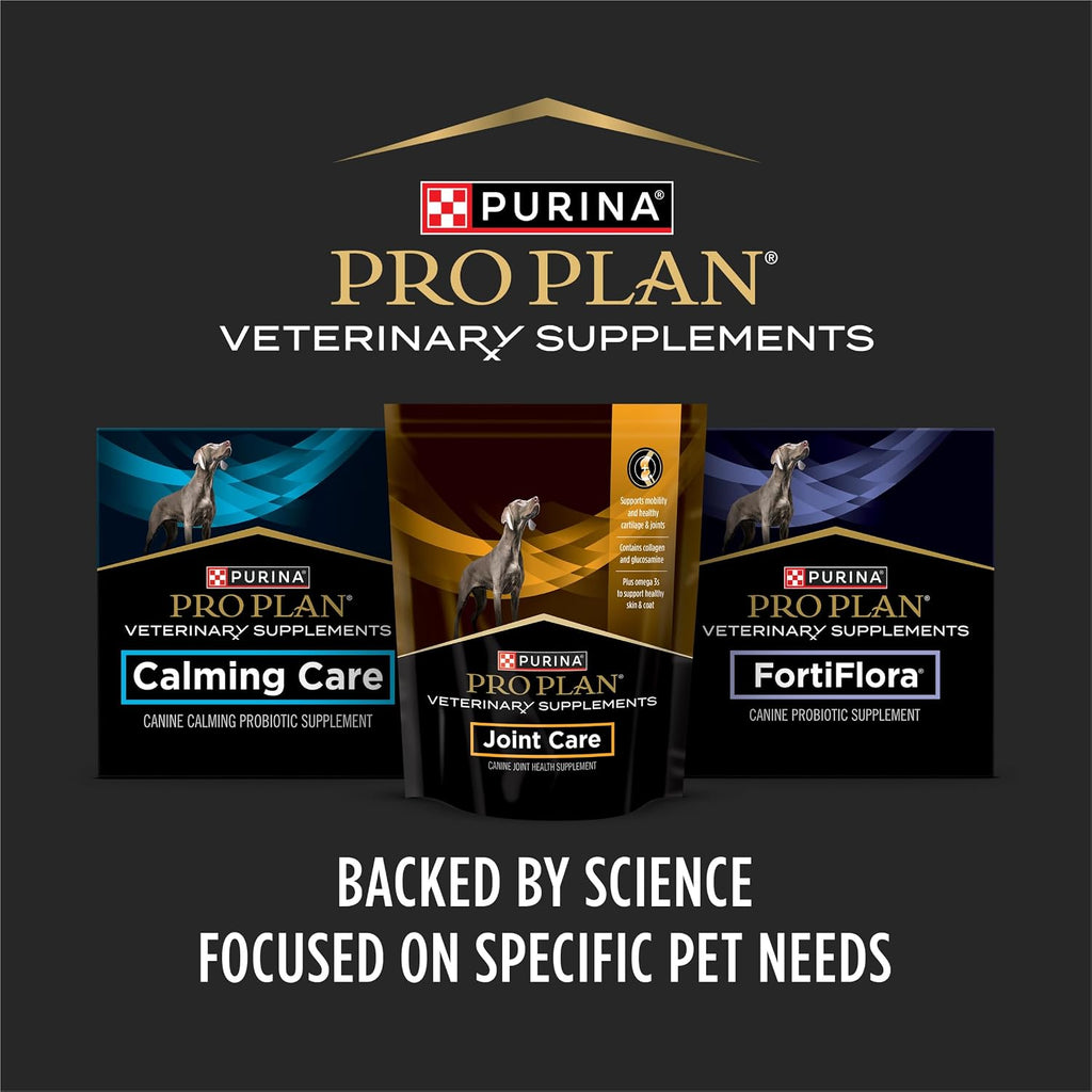 Pro Plan Veterinary Diets FortiFlora Chewable Probiotic Tablets for Dogs and Puppies, Digestive Health Support for Occasional Diarrhea Management, 45-Count