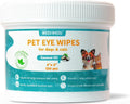 MEDUWEDU Eyes Wipes for Dogs & Cats 120 Counts, Grooming Kit Care for Dogs and Cats, Prevent Tear Stains, Eye Debris, Discharge, Mucus Secretions,Coconut Scent