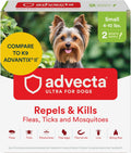 Advecta Ultra Flea and Tick Prevention for Dogs - Large Dog Flea and Tick Treatment & Control - Mosquito Repellent - Fast Acting Waterproof Topical Drops, 4 Month Supply | Imidacloprid, permethrin & pyriproxyfen kill fleas/ticks on contact; 4-dose supply;