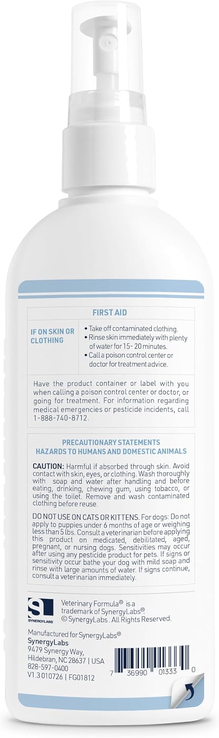 Veterinary Formula Flea & Tick Spray for Dogs, 8 oz, Kills on Contact